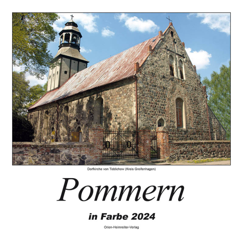 Kalender: Pommern in Farbe 2024